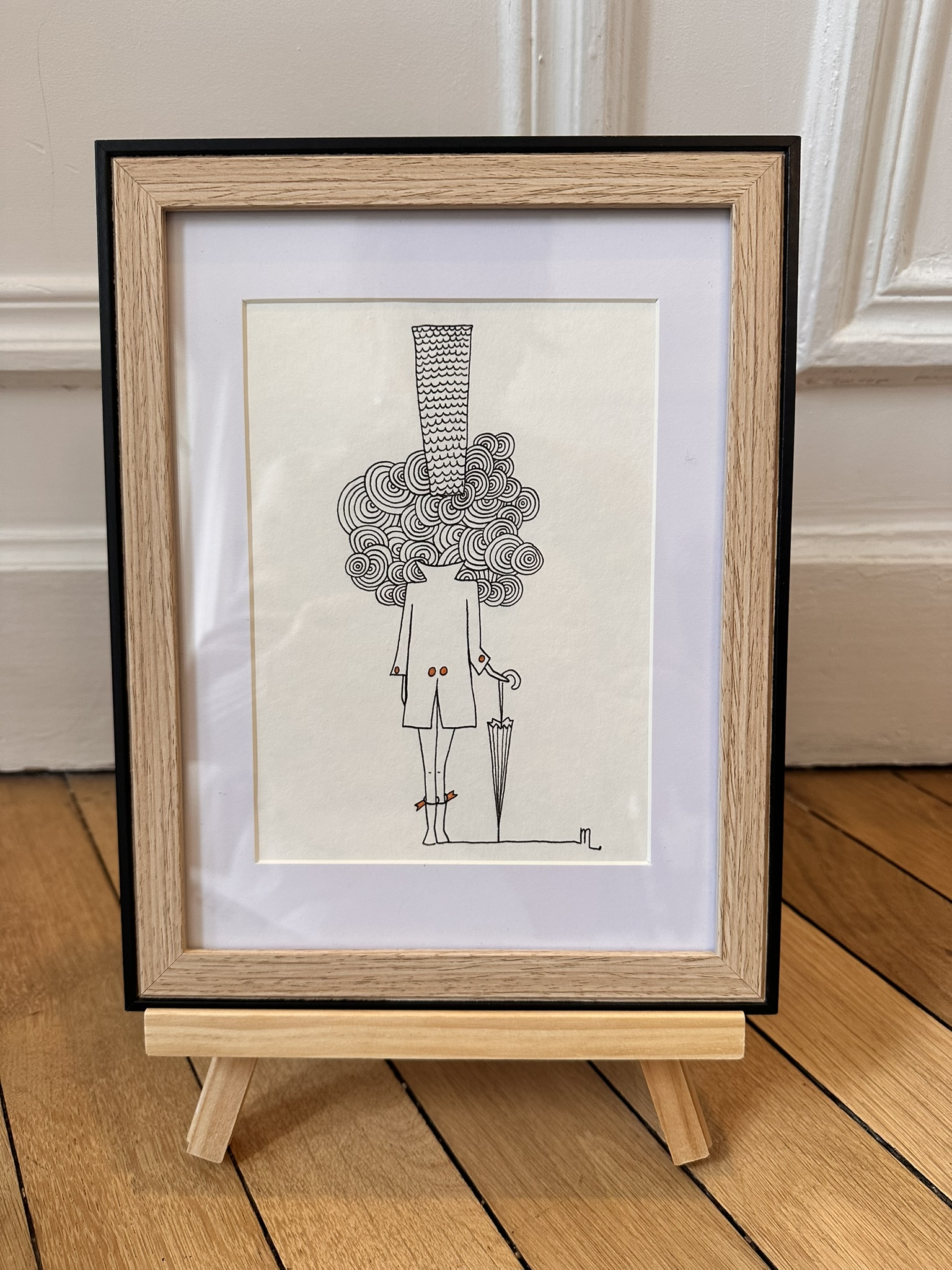 bretagne dessin femme dessin de la collection Libérée chez © Les P'tits Q libérés by Mademoiselle Louison®