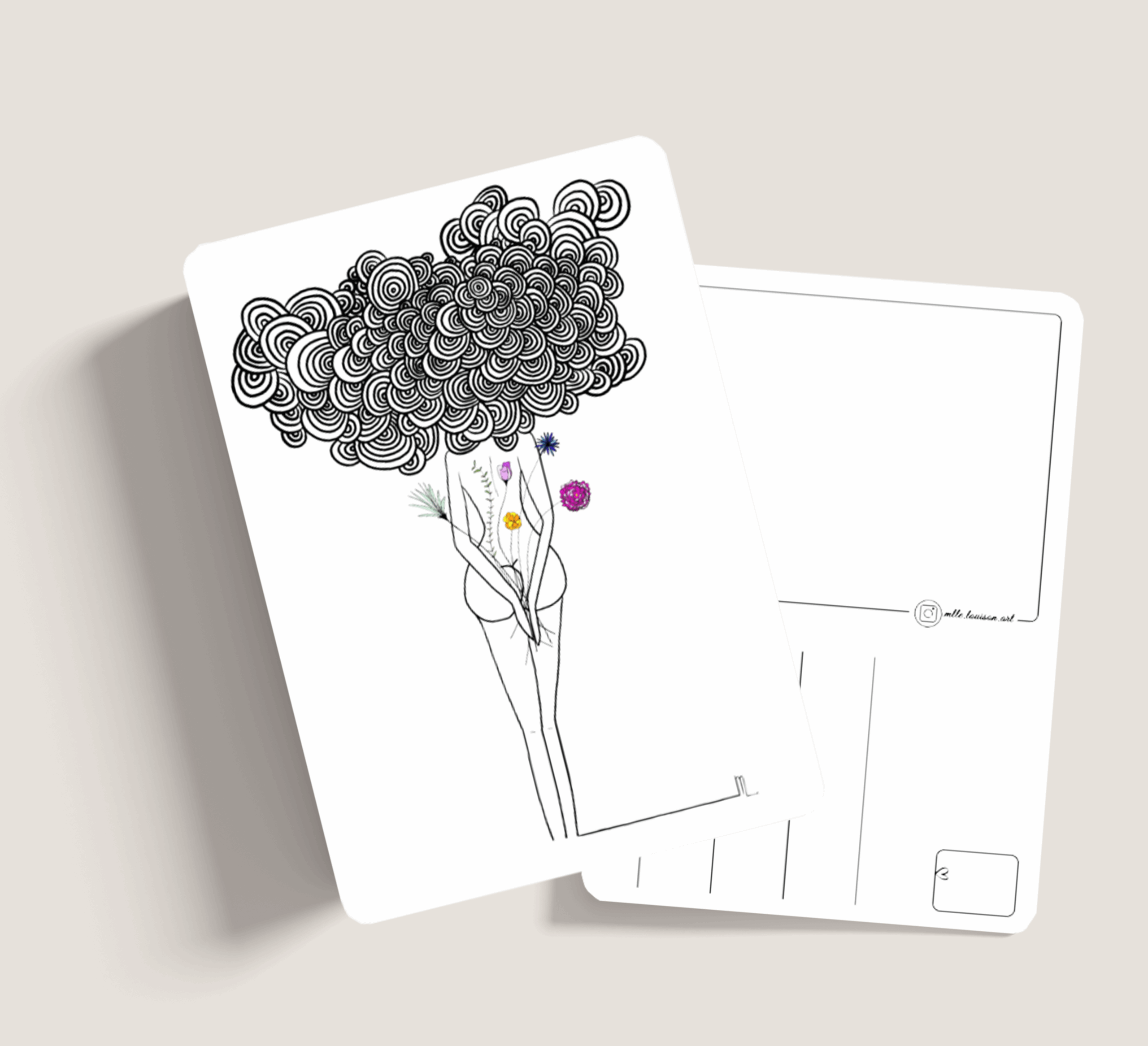 Lot 5 cartes postales